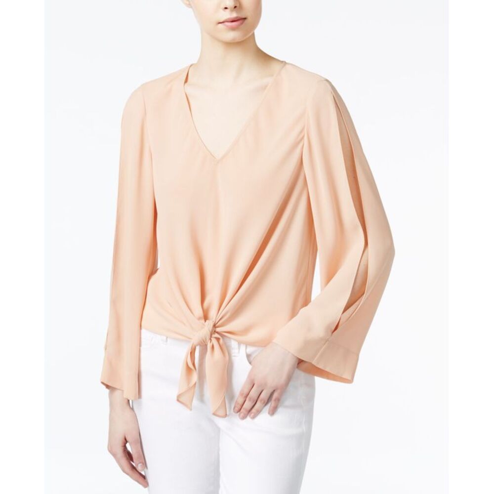 Rachel Rachel Roy Tie Front Cold Shoulder Blouse